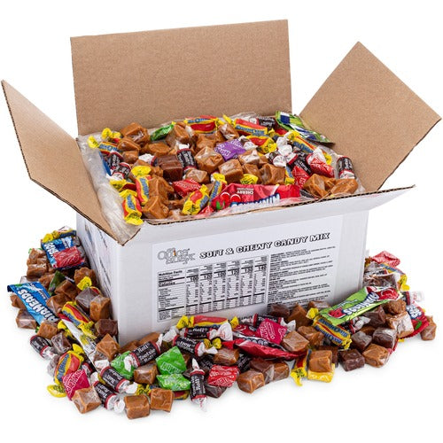 Office Snax  Candy,Soft & Chewy Mix,Bulk Pack,5 lb Bag,AST