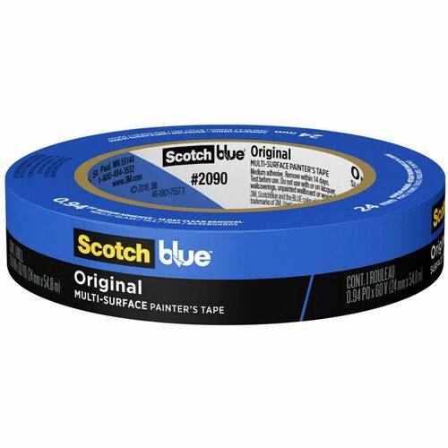 3M  Painter's Tape, Multi Surface, 0.94"x60 Yds, Blue