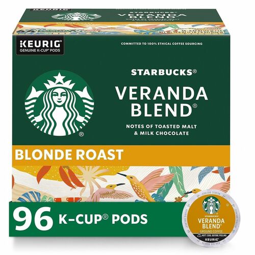 Starbucks  Coffee,Veranda Blend,K-Cup,24/BX,4BX/CT