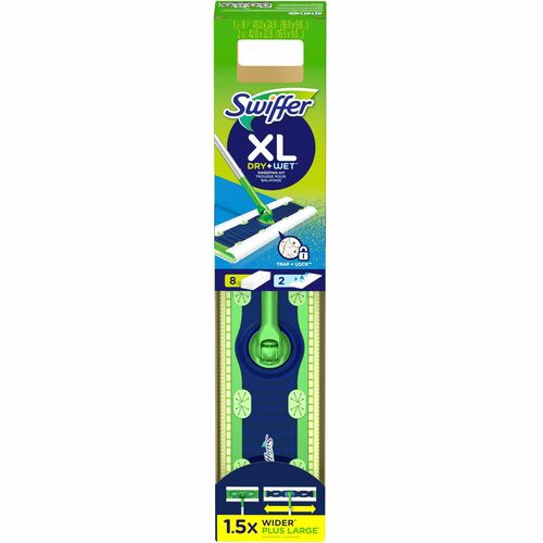 Procter & Gamble Commercial  Sweeping Kit,Wet/Dry,1Sweeper,8DryClths,2WetClths,1PK/CT,WE