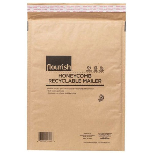 Duck Brand  Mailers,Recyclable/Recycled,10.6"x14.8",20/CT,Brown-DUC287433