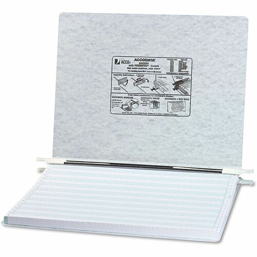 ACCO  Data Binder, f/Unburst Shts, 6" Cap, 14-7/8"x11", Gray