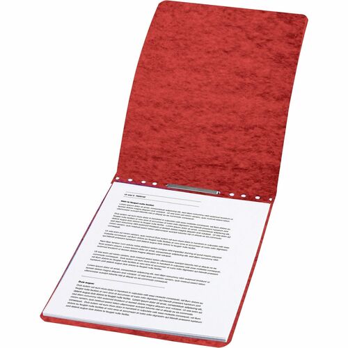 ACCO  Reinforced Report Cover, 3" Cap, 4-1/4" C-C, 8-1/2"x11",RD