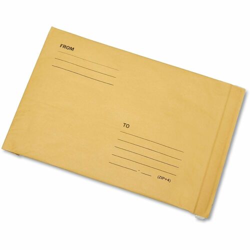 SKILCRAFT  Sealed Air Jiffy Mailer, #7, Bubble Cushion, Self-Adhesive Closure, 14.25 x 20, Natural Kraft, 50/Box