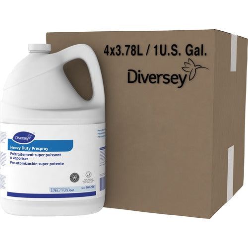 Diversey Care  Cleaner Spray,Heavy-duty,f/Carpet,Conc,1 Gal,4/CT,Clear-DVO904266