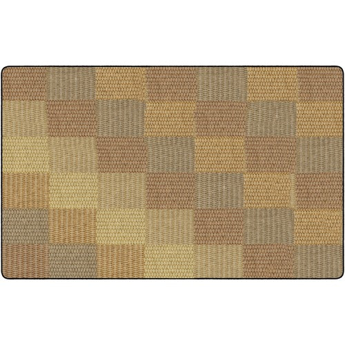 Flagship Carpets, Inc.  Rug, Blocks, Basketweave, Rectangle, 7'6"x12', Neutral-FCIFA101044FS