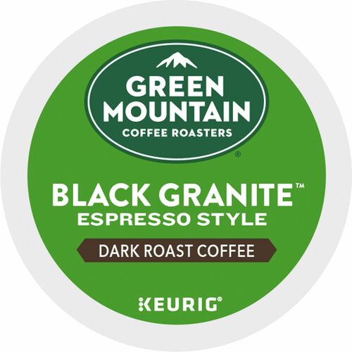 Green Mountain  Coffee,Black Granite,Espresso,Dark Roast,K-Cup,24/BX-GMT9530