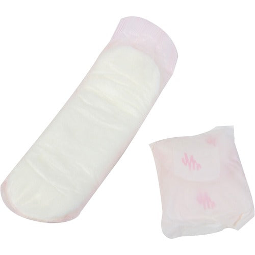 Hospeco  Sanitary Napkins,Maxi,Generic,Tri-Folded,8-1/2"L,250/CT,WE