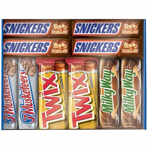 Mars, Inc  Candy,Full-Size,Snickers/Milk Way/3 Musketters,30/CT