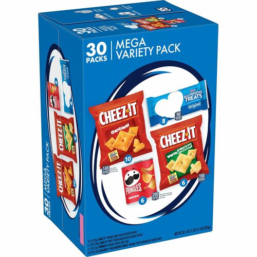 Keebler Co.  Snacks,Cheez-its/Pringles/RiceKrispies,30.1oz,30/BX,BE