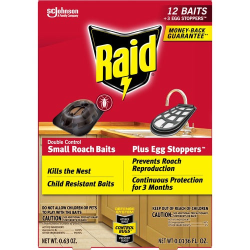 S.C. JOHNSON & SON, INC  Bait, f/Roaches, 12 Baits, 3 Egg Trays, 12/BX, RD