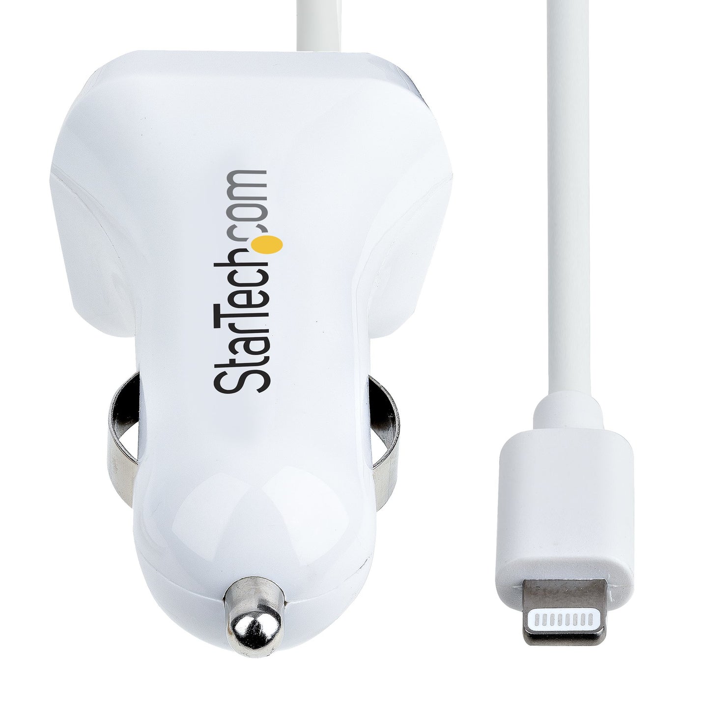 StarTech.com USBLT2PCARW2 mobile device charger Smartphone White Cigar lighter Auto