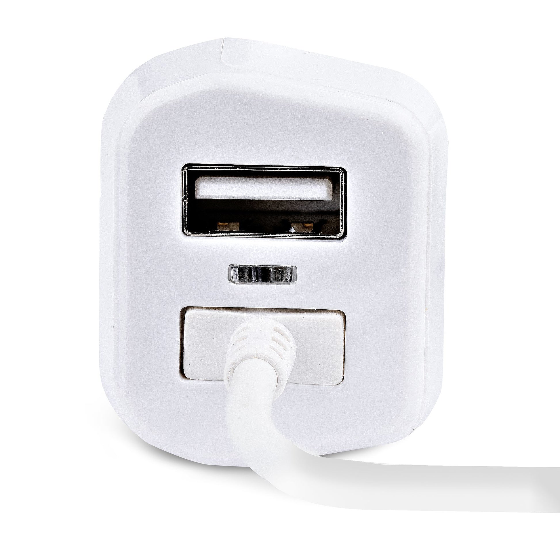 StarTech.com USBLT2PCARW2 mobile device charger Smartphone White Cigar lighter Auto