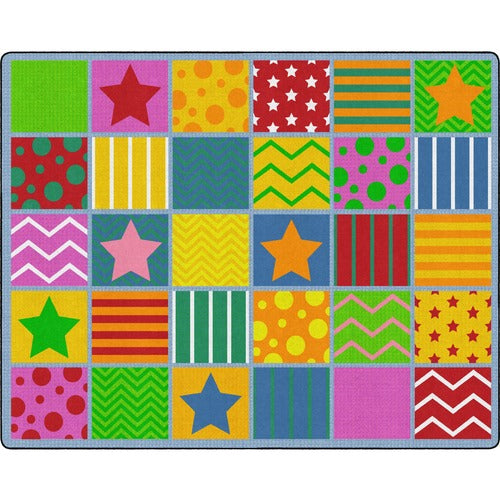 Flagship Carpets, Inc.  Rug, Classroom, Shapes, Rectangle, 10'6"x13'2", Primary-FCIFE33158A