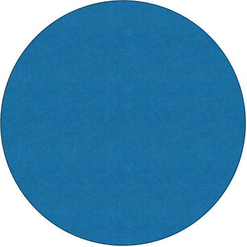 Flagship Carpets, Inc.  Rug, Solid Color, 6' Round, Blue Bird-FCIBS27BB