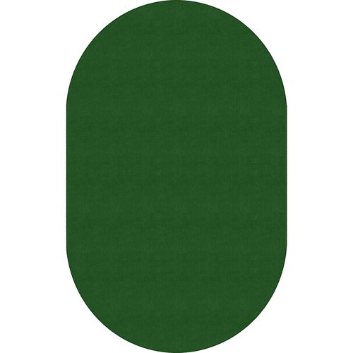 Flagship Carpets, Inc.  Rug, Oval, Solid Color, 7'6"x12', Clover-FCIBS45CL