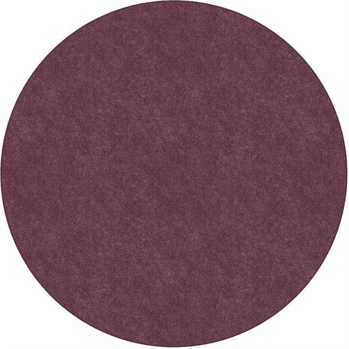 Flagship Carpets, Inc.  Rug,SolidColor,StainResistant,6'Round,Plum-FCITS27PL