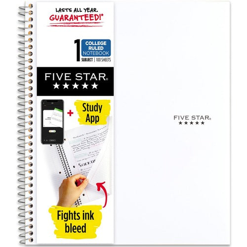 Mead  Notebook,1 Subject,100 Shts,College Ruled,8-1/2"x11",WE