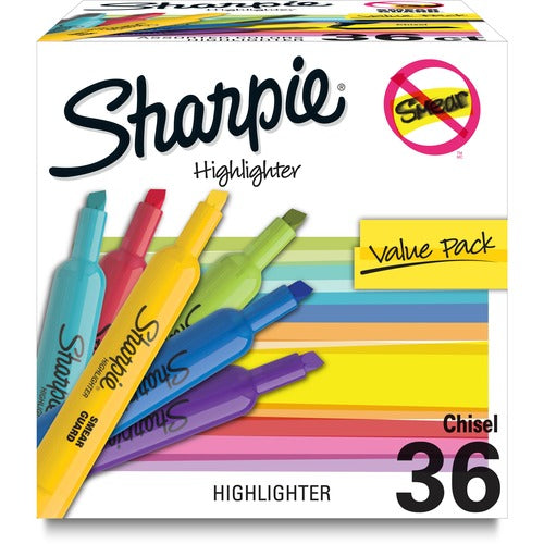 Newell Brands  Accent Highlighter, Chisel Point, 36/BX, Pastel AST