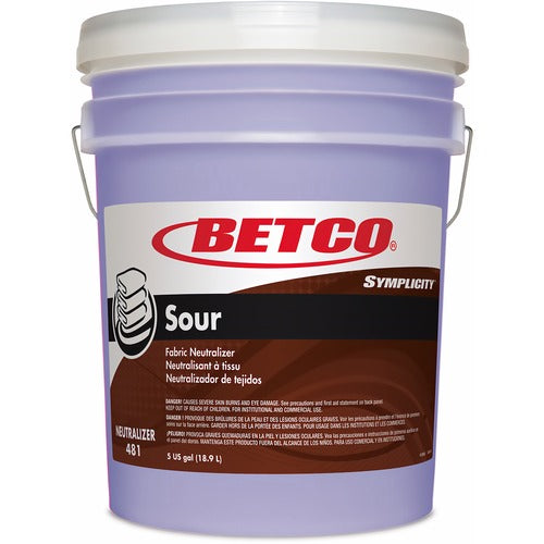 Betco Corporation  Sour Fabric Neutralizer,Liquid,Conc,5 Gal Pail,YW