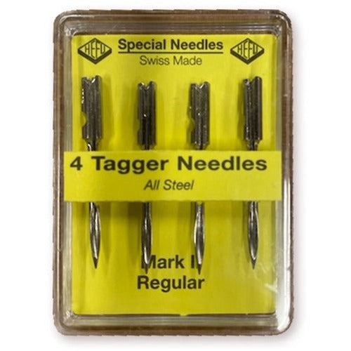 Monarch Marking  Needles,Steel,f/Tag Attacher,Regular Fabric,4/PK,Silver