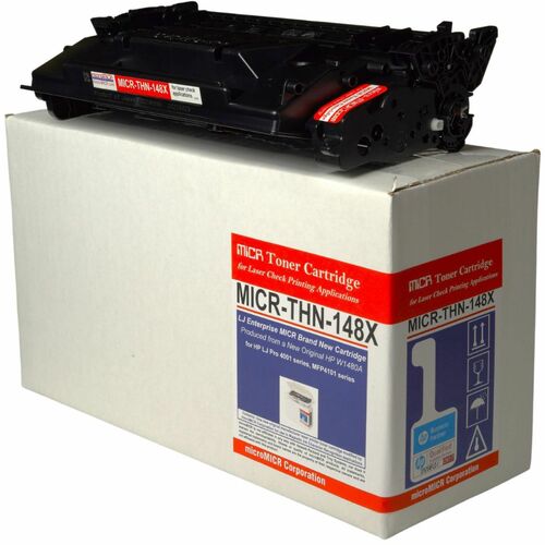 MicroMICR CORP  MICR Toner Cartridge,f/HP148X,High Yield,9500 Pg Yld,BK