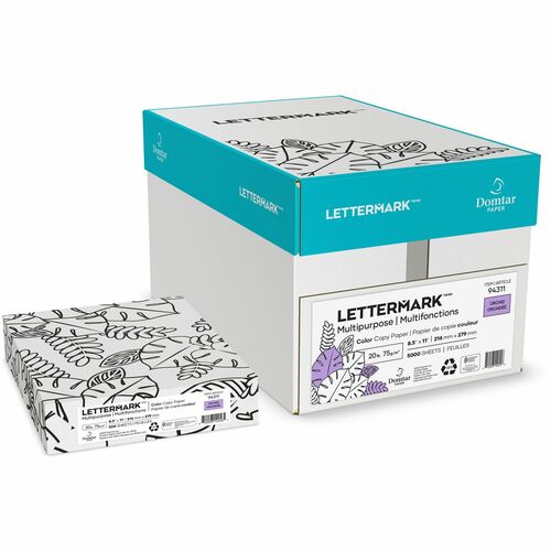 Domtar  Multipurpose Paper,8-1/2"x11",75 GSM,500/RM,10RM/CT,Orchid-DMR94311