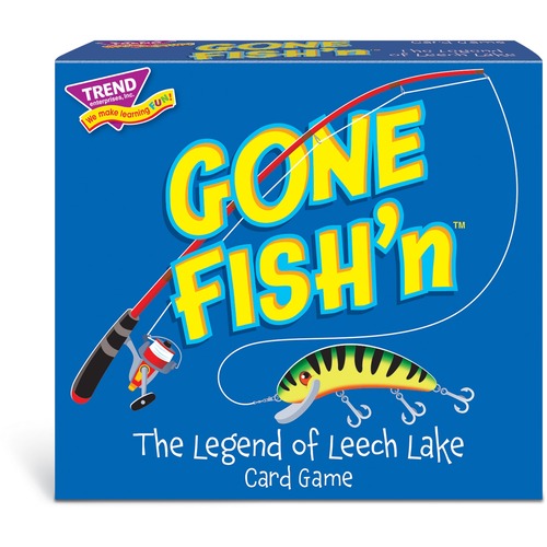 Trend Enterprises  Game,Cards,GoneFish'n,63 Cards,Multi
