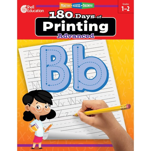 Shell Education Teacher Created Materials  Workbook, Print Writing, 1st/2nd Grade, Multi
