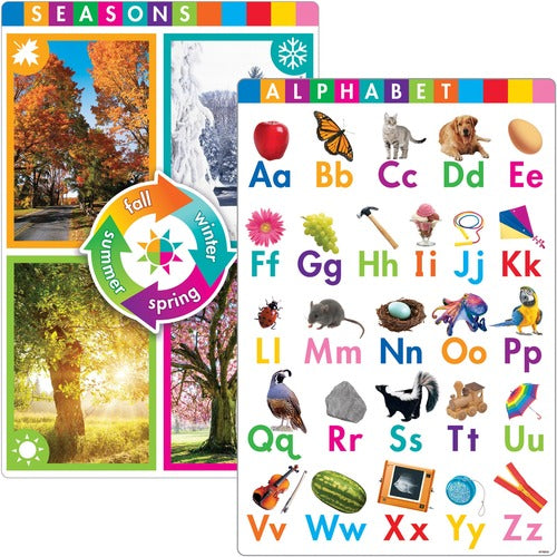 Trend Enterprises  Poster Set,Educational,8 Posters,10-3/4"x16-1/8",Multi