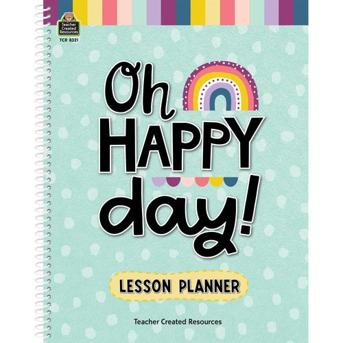 Teacher Created Resources  Lesson Planner,40 Weeks,1 Week Per 2 Pages,112 Pages,Multi