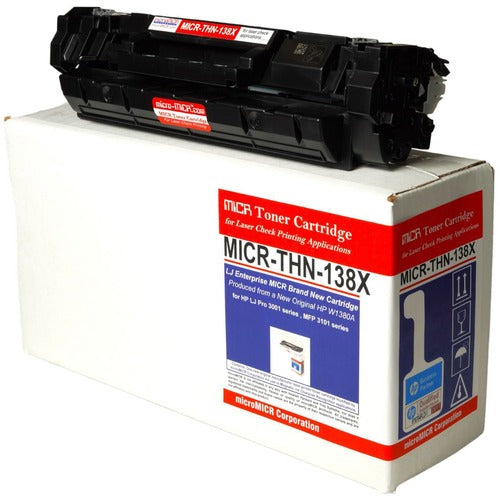 MicroMICR CORP  MICR Toner Cartridge,f/HP138X,High Yield,4000 Pg Yld,BK