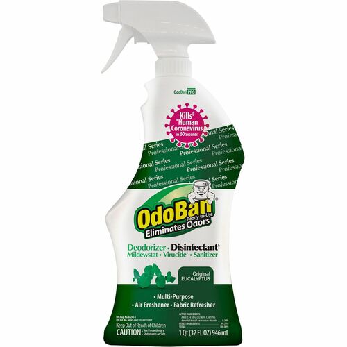 Clean Control Corporation  Deodorizer/Disinfectant Spray, RTU, 32oz, Eucalyptus, GN