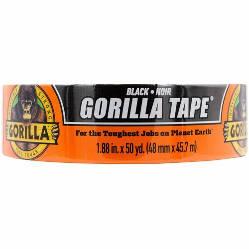 The Gorilla Glue Company  Duct Tape, Double-Thick, 1.88"x50 yards, Black-GOR108084