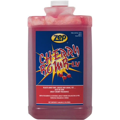Zep Commercial  Hand Cleaner, Industrial, Pumice, Cherry, 1 Gal, Red