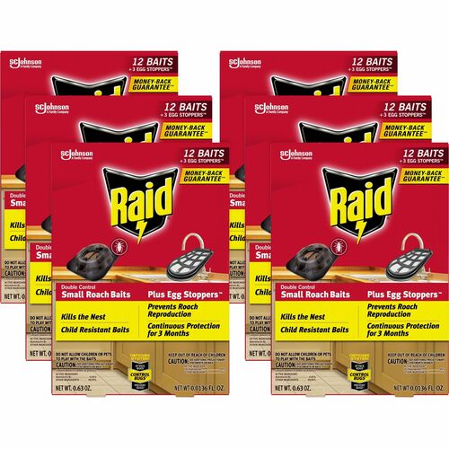 S.C. JOHNSON & SON, INC  Bait, f/Roaches, 12 Baits, 3 Egg Trays, 12/BX, 6BX/CT, RD