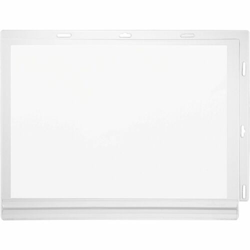 Durable Office Products  Document Pockets,WaterResistant,CableTies,LetterSize,5/PK,CL