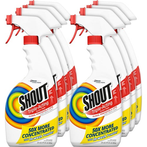 S.C. JOHNSON & SON, INC  Stain Remover,Cleaner,Bottle,8/CT,Clear