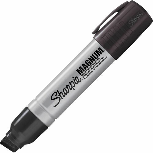 Newell Brands  Sharpie Marker,Permanent,Magnum,Jumbo Chisel Pt,Black