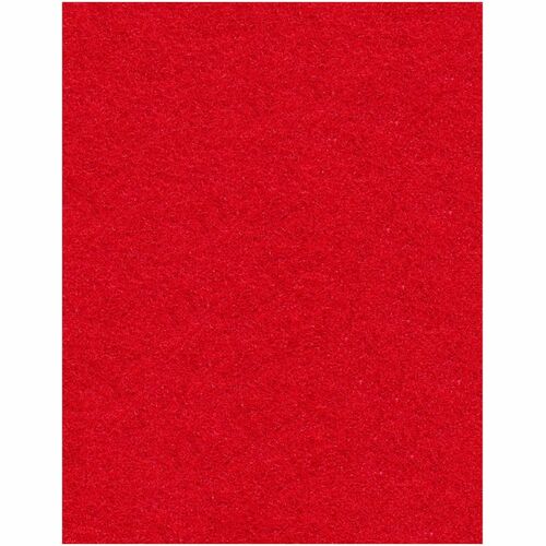 Genuine Joe  Floor Pads, f/Spray Buffing, 14"x20", 5/CT, Red-GJOH8053