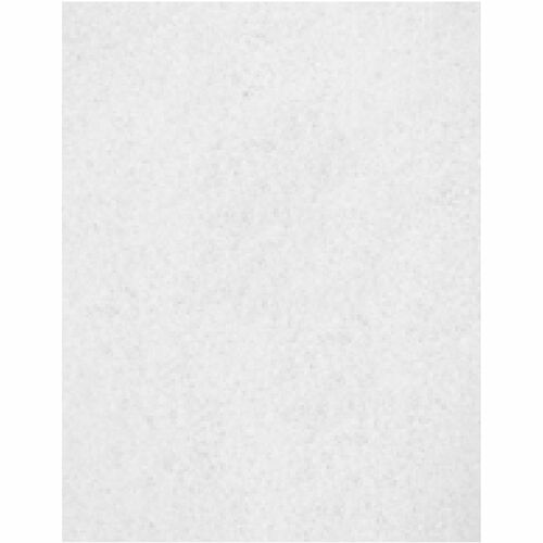 Genuine Joe  Floor Pads, f/Polishing, 14"x20", 5/CT, White-GJOH8054