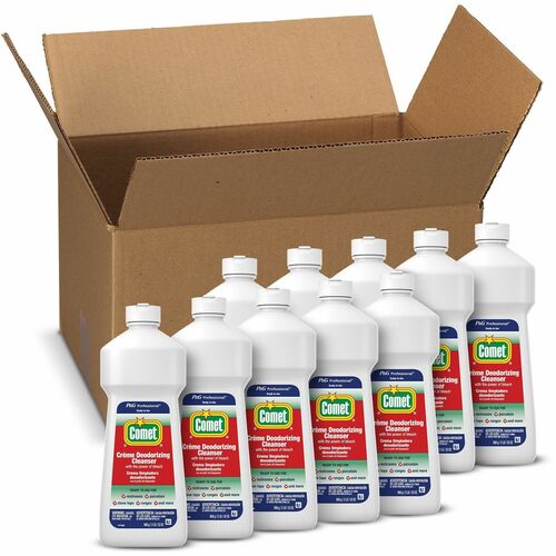 Procter & Gamble Commercial  Cleanser, Comet Cream, Bleach, Deodorizing, 32oz, 10/CT, WE
