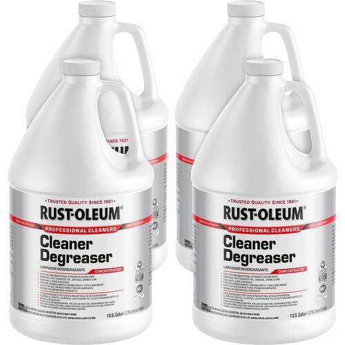 Rust-Oleum  Degreaser,f/Nonporous,Concentrated,Bottle,1 Gallon,4/CT,CL
