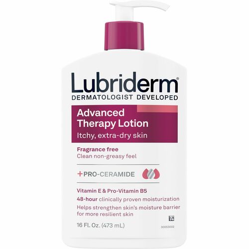 Johnson & Johnson  Moisturizing Lotion,Adv Therapy,Lubriderm,16oz, WE