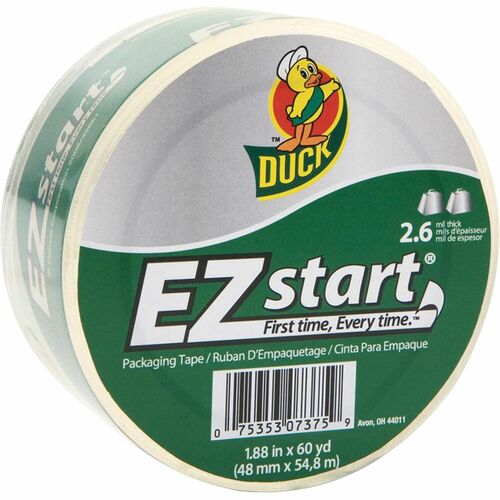 Duck Brand  Tape, Carton Sealing, 1-7/8"x60 Yds, 12/CT Clear-DUCCS60CCT