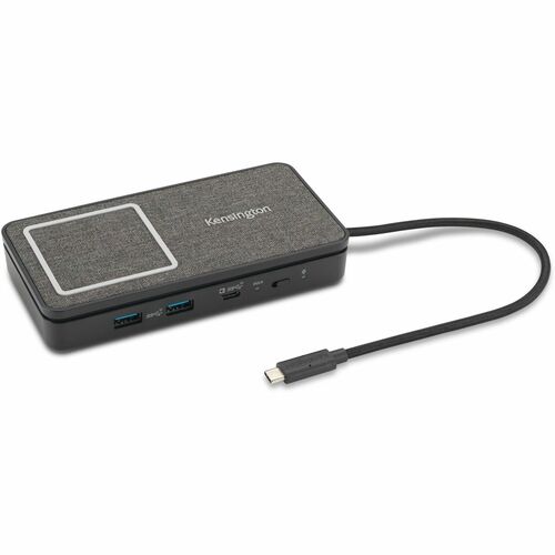 Kensington  USB-C Dock,Portable,Qi Wireless,USB/HDMI Ports,BK
