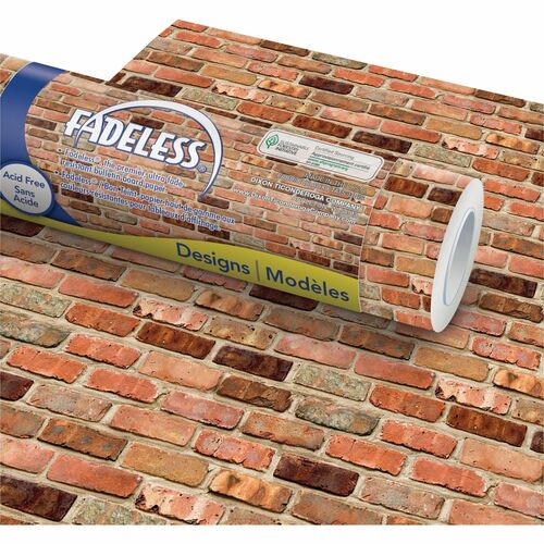 Pacon  Art Paper Roll,Fadeless,48"x50',50 lb,Reclaimed Brick