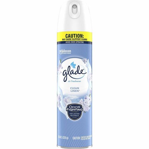 S.C. JOHNSON & SON, INC  Air Freshener Spray, Glade, Clean Linen, 8.3 oz., MI