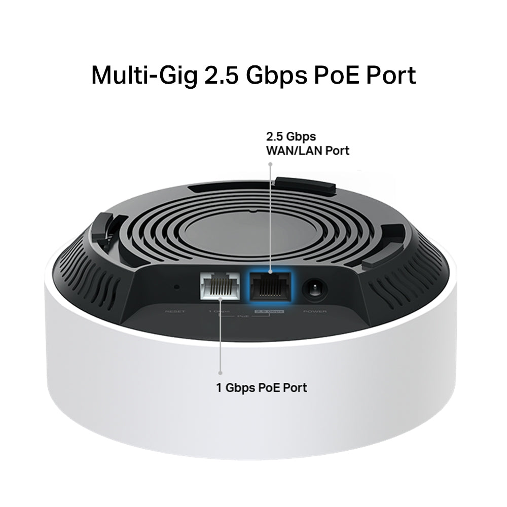 TP-Link DECO X50-PoE(3-PACK) Dual-band (2.4 GHz / 5 GHz) Wi-Fi 6 (802.11ax) White 2 Internal