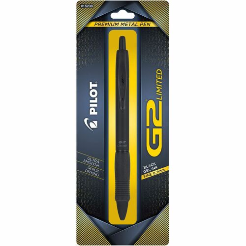 Pilot  Pen,Gel,Retractable,Fine,0.7mm,Matte Black/BK Ink